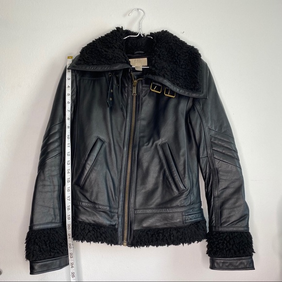 Soft Lamb Leather Flight Aviator Style Jacket - Picture 3 of 5